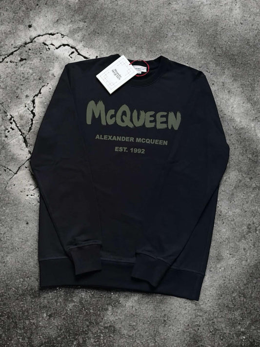 Alexander McQueen Graffiti Logo Sweatshirt