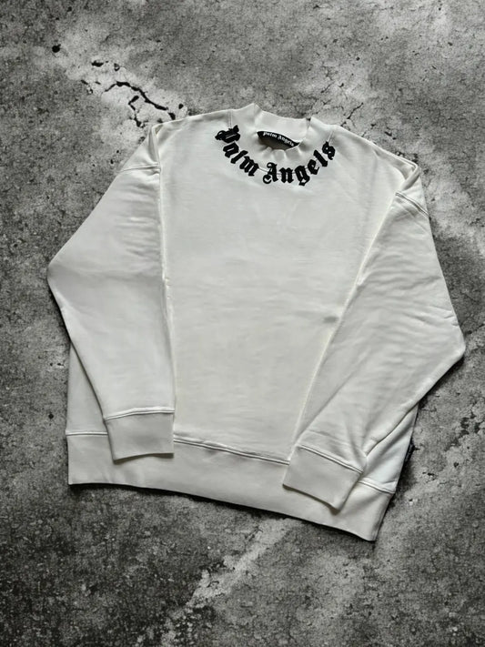 Palm Angels Logo Collar Sweatshirt