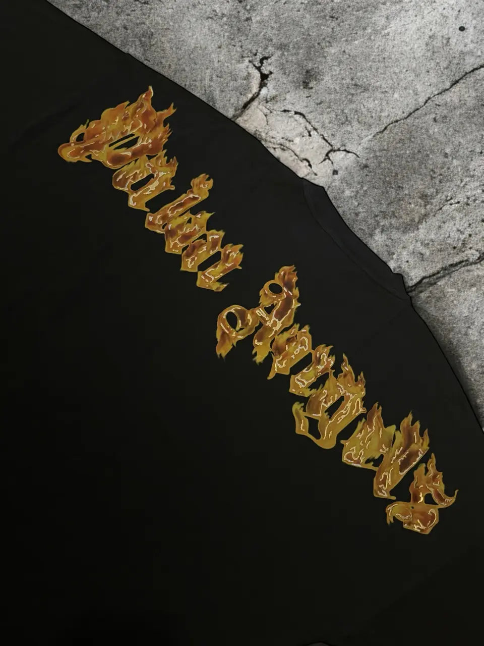 Palm Angels Burning Palm Oversized T-Shirt