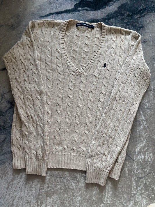 Ralph Lauren Sport Vintage Cable Knit Sweater