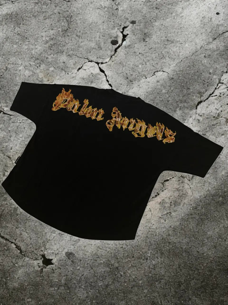 Palm Angels Burning Palm Oversized T-Shirt