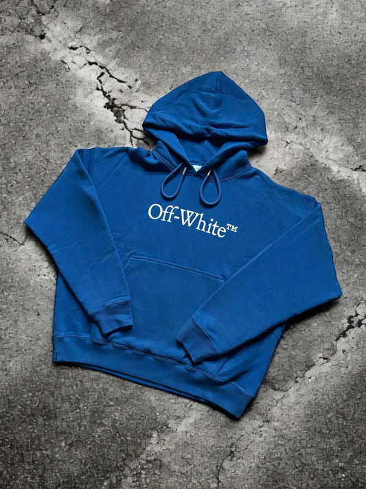Off-White Big Bookish Skate Drawstring Hoodie