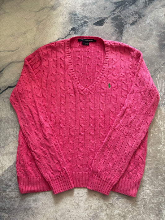 Ralph Lauren Sport Cable Knit V-Neck