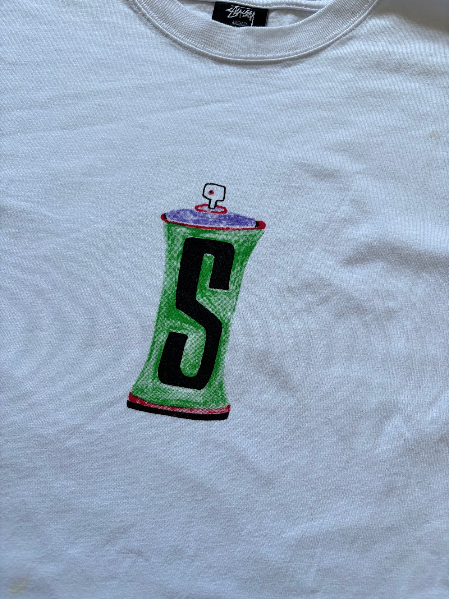 Stussy Spraycan T-Shirt Hvid