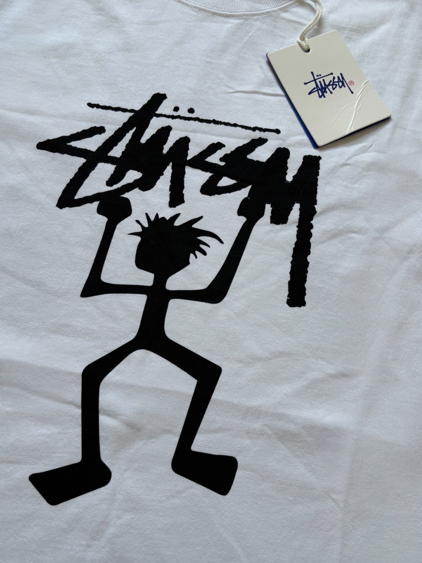 Stussy Tribe Warrior T-Shirt Hvid