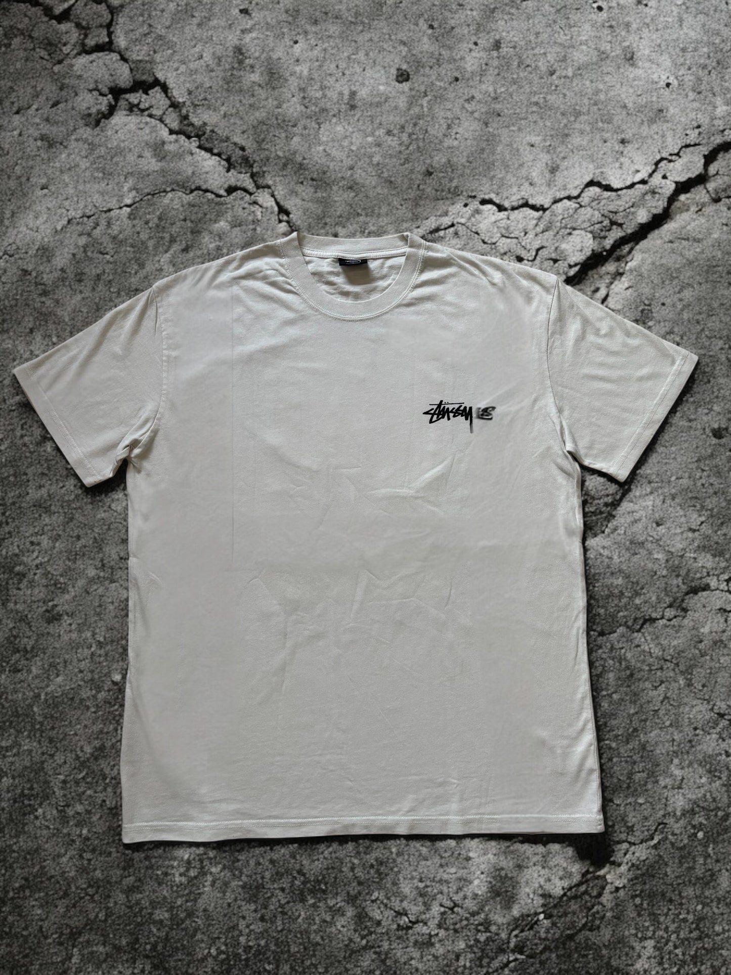 Stussy How We're Livin T-Shirt Beige