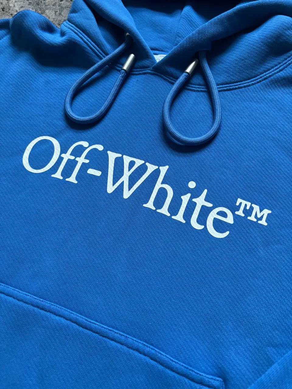 Off-White Big Bookish Skate Drawstring Hoodie