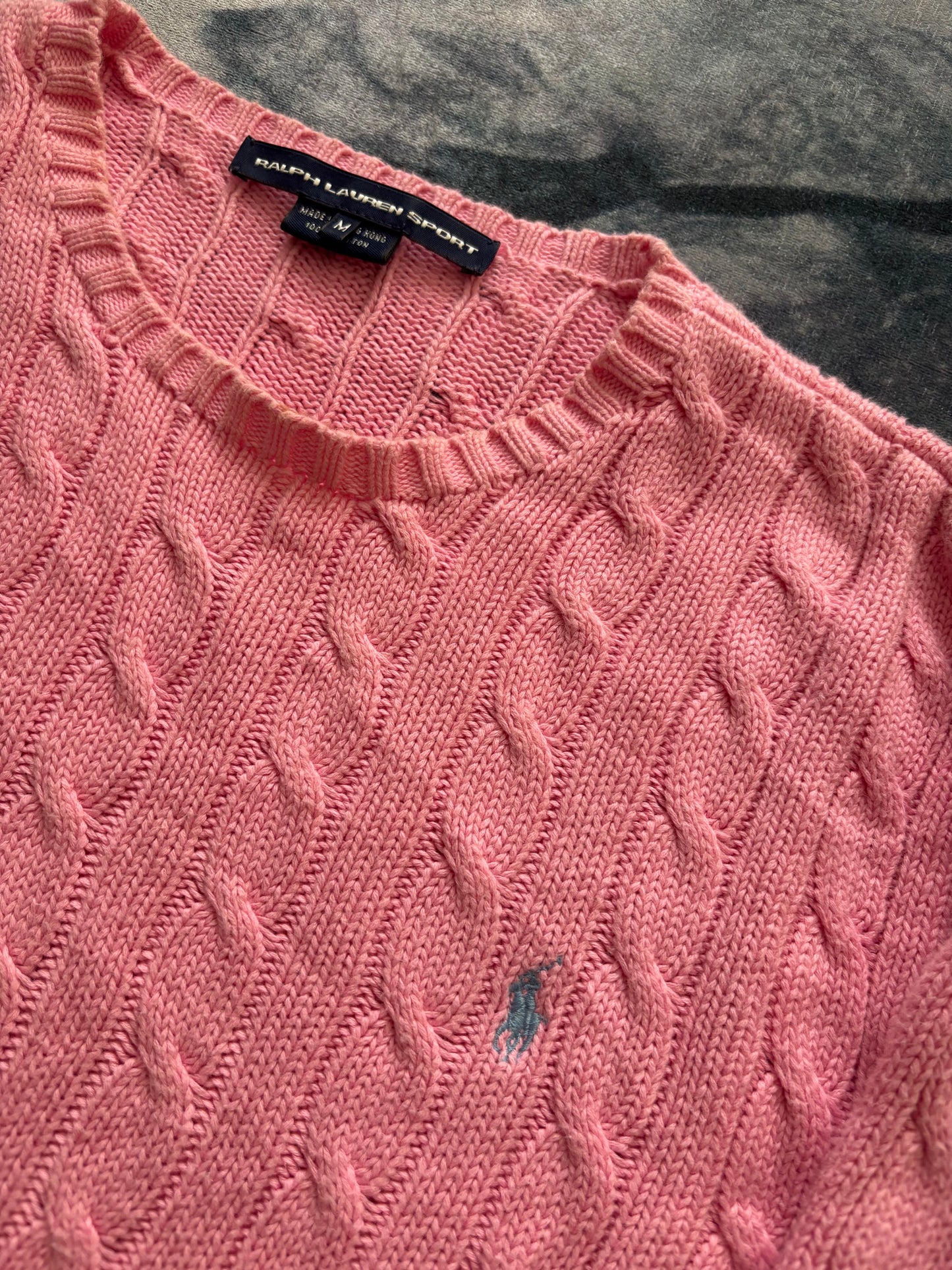 Ralph Lauren Sport Vintage Cable Knit Sweater