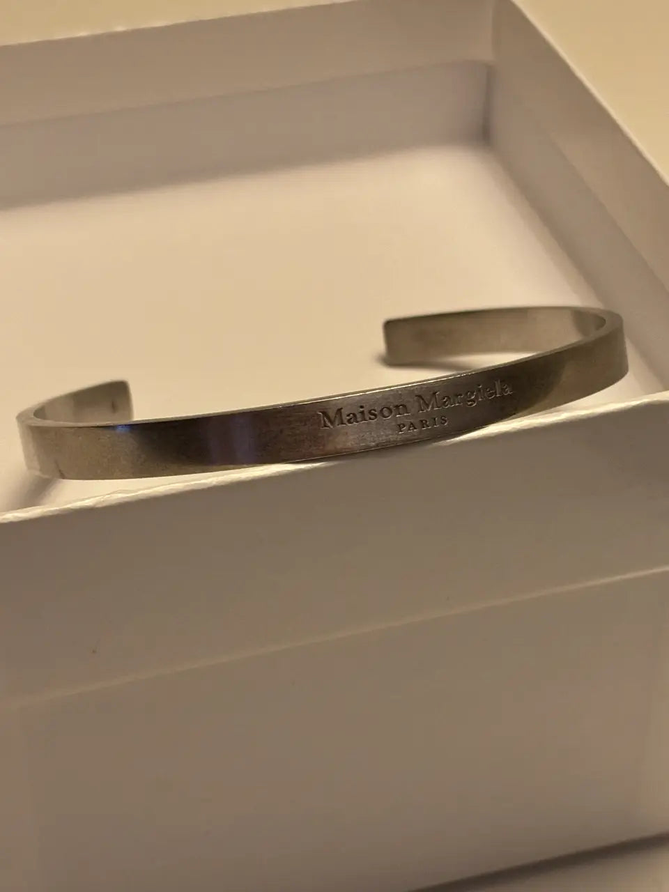 Maison Margiela Silver Cuff Bracelet