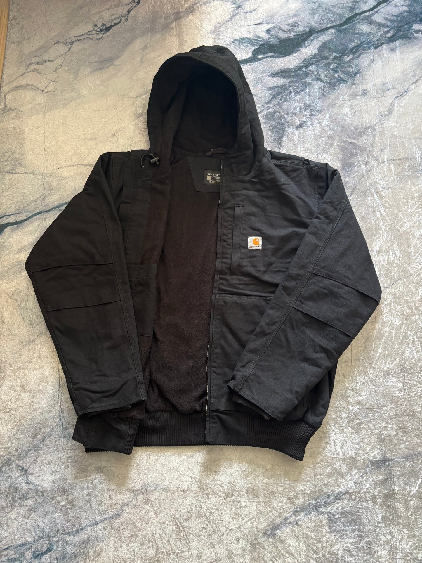 Carhartt Fleece-Lined Hooded Jacket