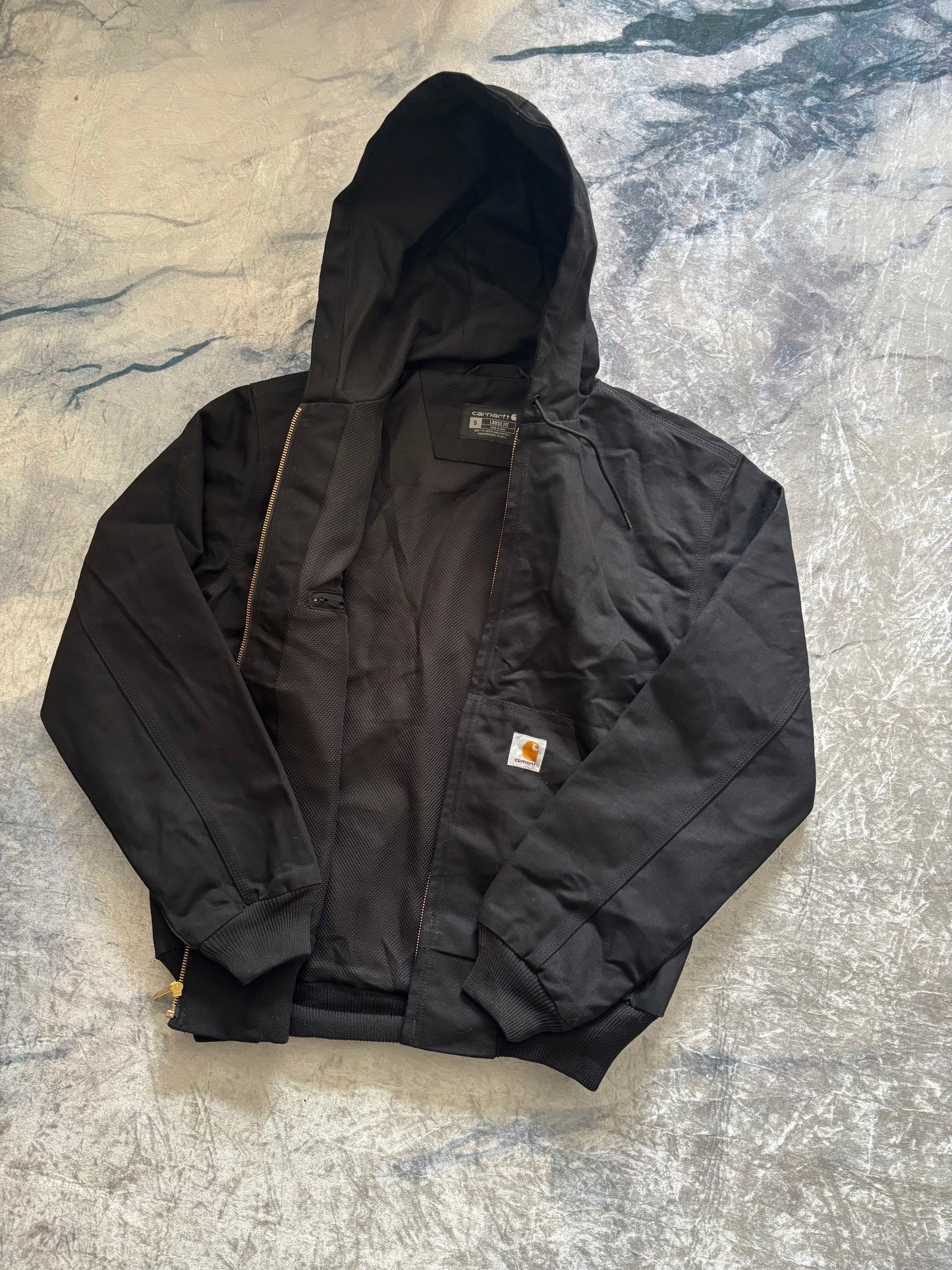 Carhartt Quilted-Lined Hooded Jacket