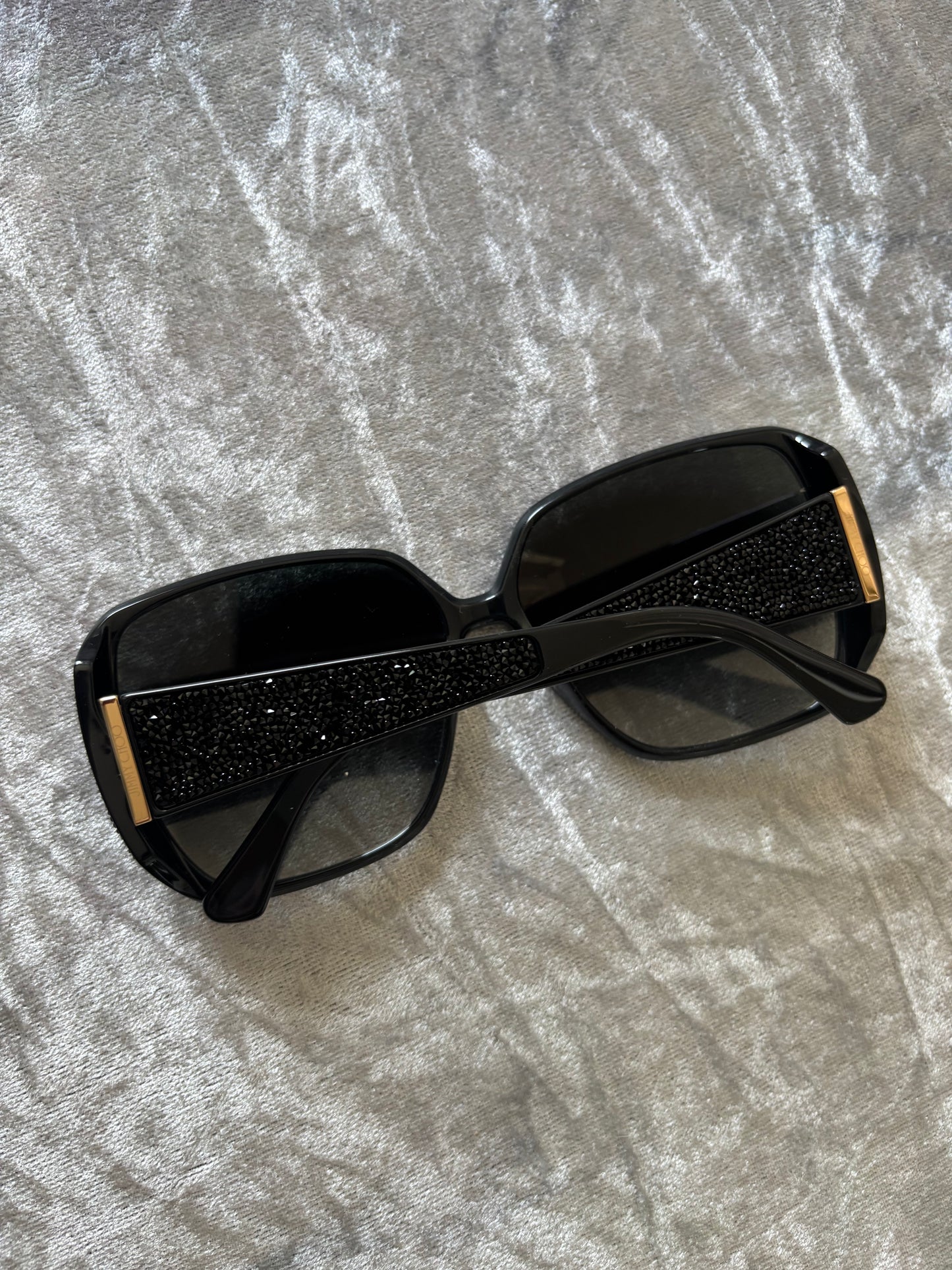 Jimmy Choo – "Bold Square" Black Shades