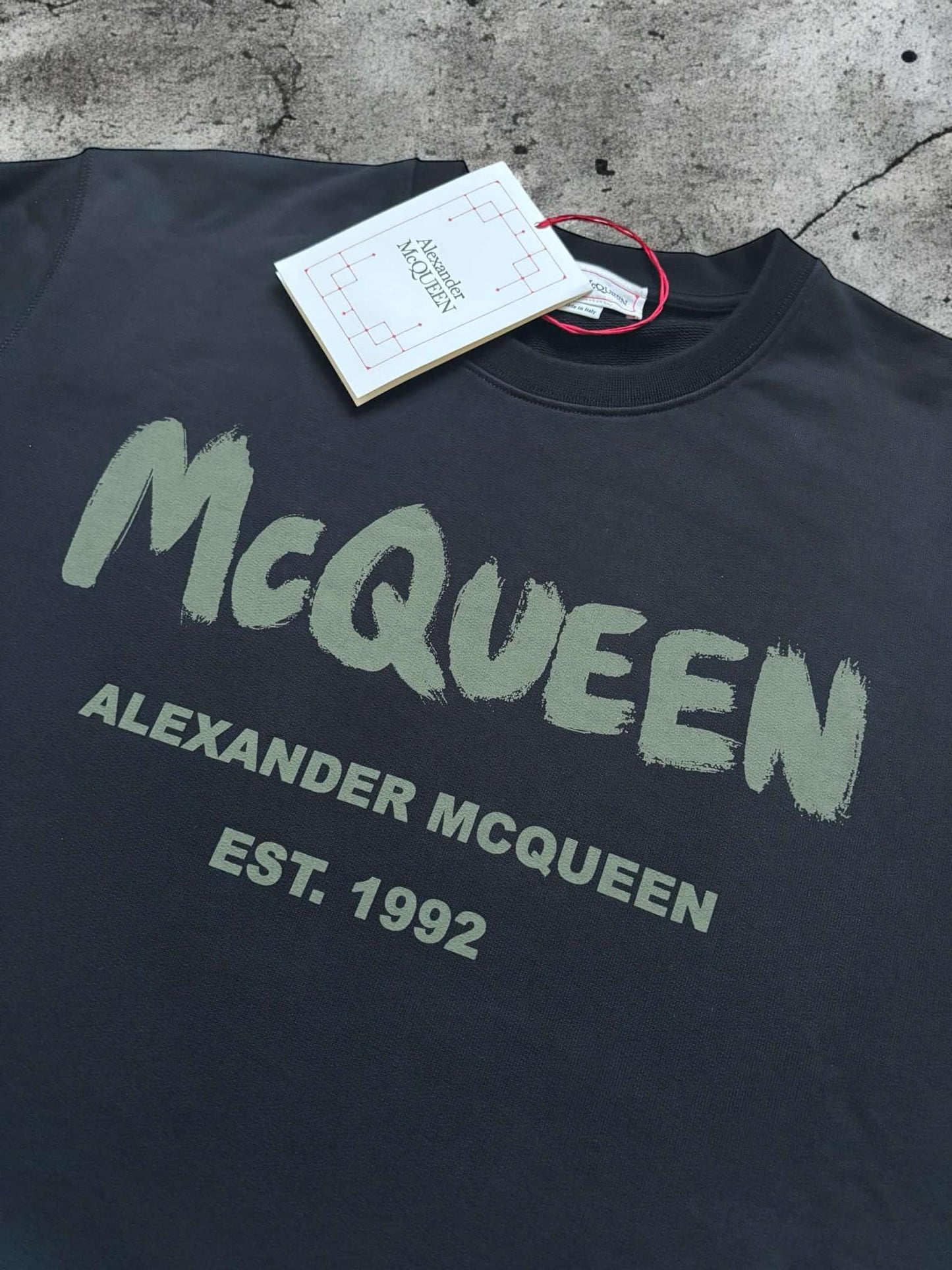 Alexander McQueen Graffiti Logo Sweatshirt