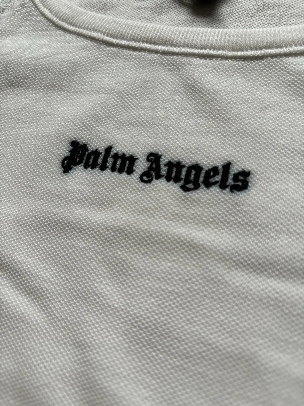 Palm Angels Embroidered Logo Crop Top